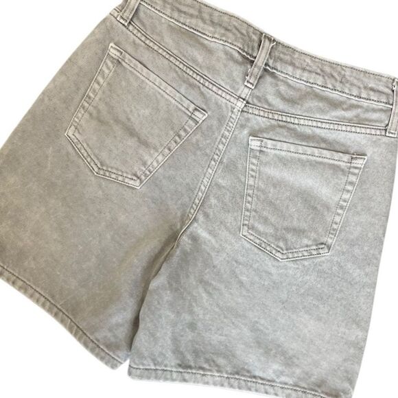Wild Fable highest rise Bermuda Jean Shorts Grey Size 0/25 - Picture 10 of 14